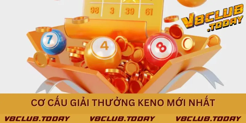 Cập nhật về cơ cấu giải thương Keno mới chuẩn nhất